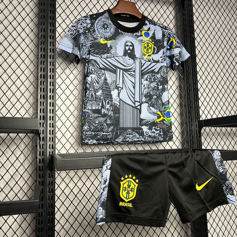 25/26 Brazil 'The Redeemer' Premium Kids Jersey