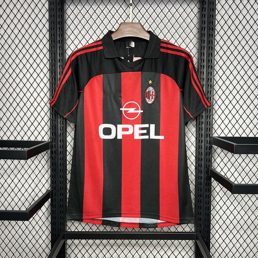 00/01 AC Milan Retro Home Jersey