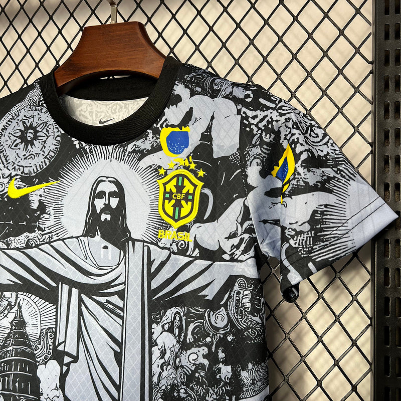 25/26 Brazil 'The Redeemer' Premium Kids Jersey